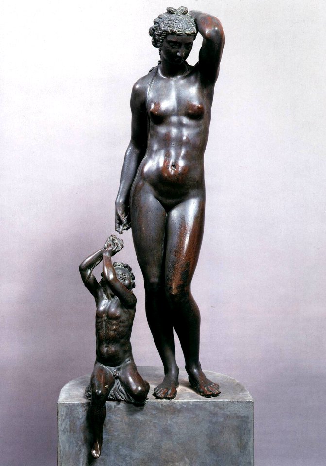 Cellini - Danaë and her Son Perseus, 15bronze