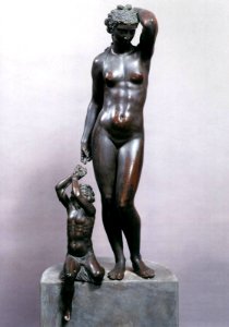 Cellini - Danaë and her Son Perseus, 15bronze