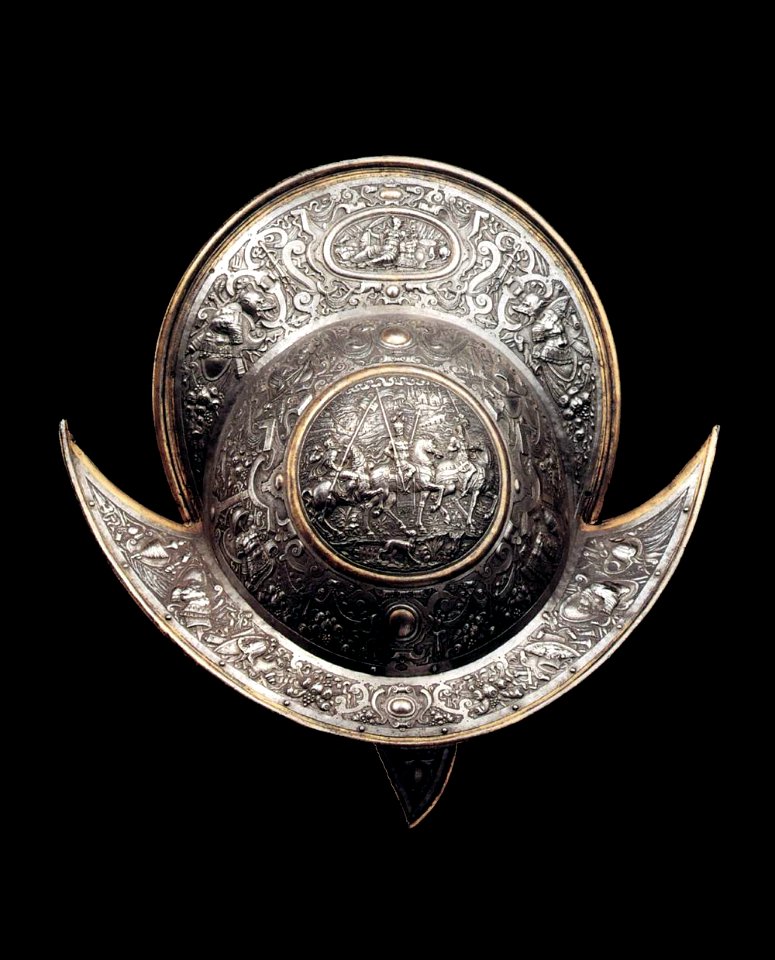 Cellini - Morion for Francesco I de' Medici, 01armour