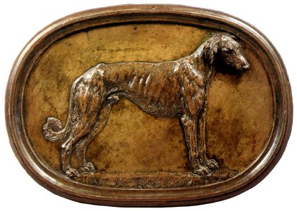 Cellini - Saluki Greyhound, 09bronze