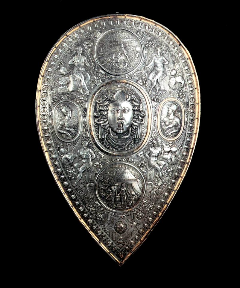 Cellini - Shield for Francesco I de' Medici, 03armour