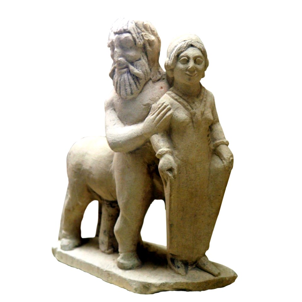 Centaur and nymph-MAHG P 620-P8050462-white