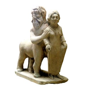 Centaur and nymph-MAHG P 620-P8050462-white