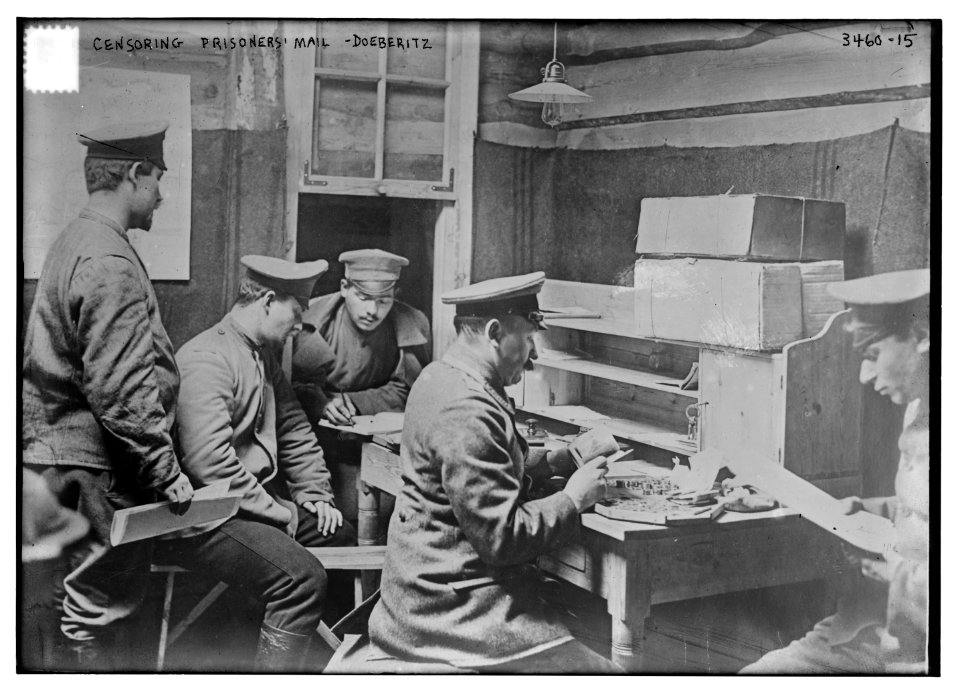 Censoring prisoners' mail - Doeberitz LCCN2014698944