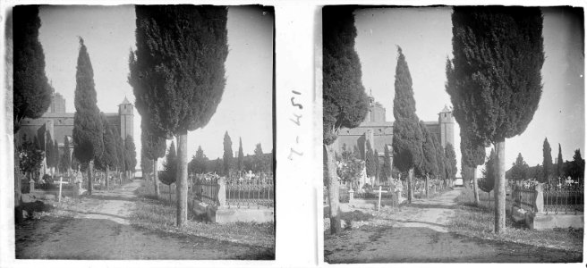 Cementiri i vista de Balaguer