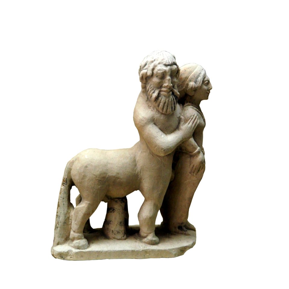 Centaur and nymph-MAHG P 620-P8050463-white