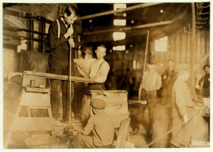 Central Glass Co., Wheeling, W. Va. Blower and Mold Boy. LOC nclc.05366