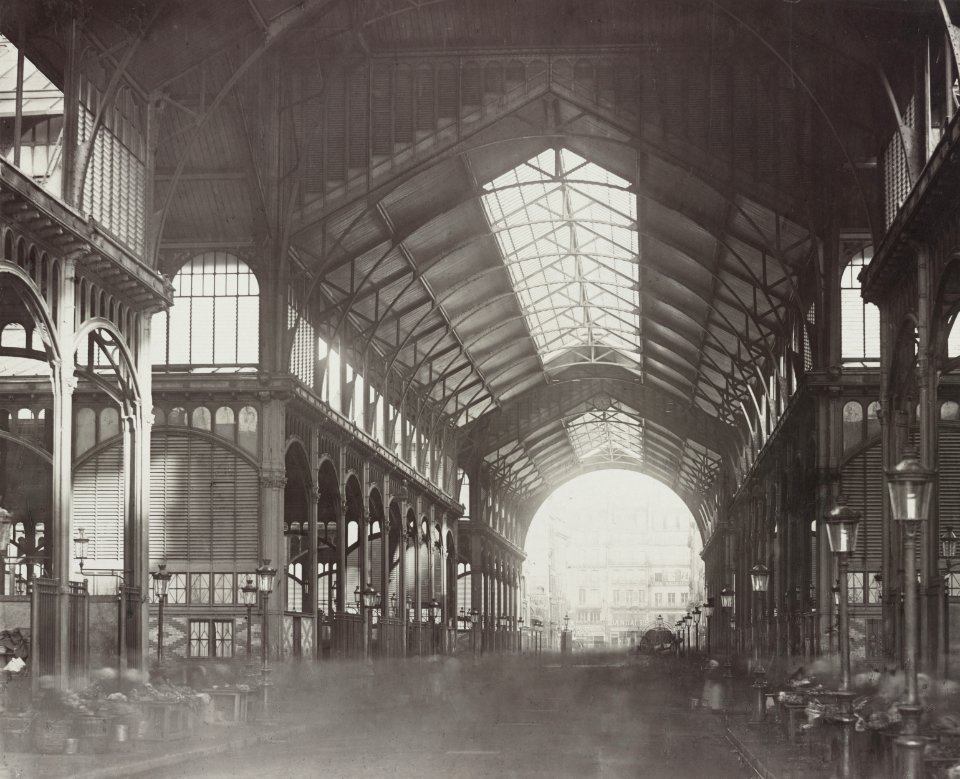 Central market, Paris, France. Interior
