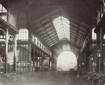 Central market, Paris, France. Interior