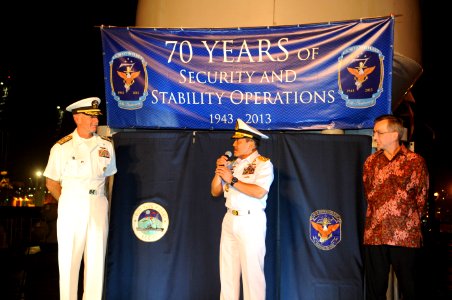 Ceremonial celebration 130614-N-GR655-057