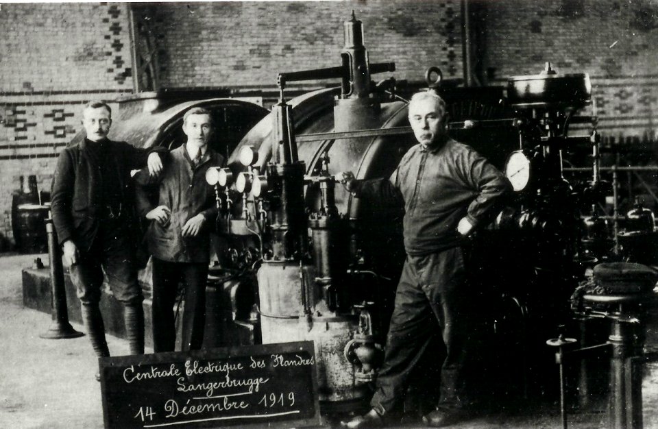 Centrale électrique des flandres - Langerbrugge - 1919