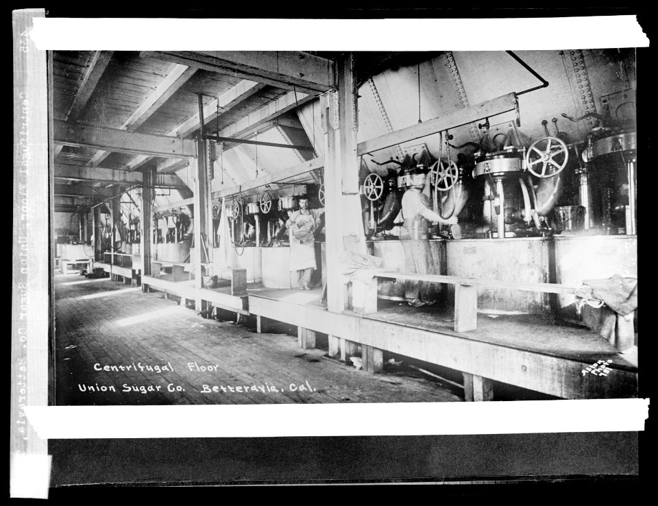 Centrifugal floor, Union Sugar Co. Betteravia, Cal. LCCN2016824496