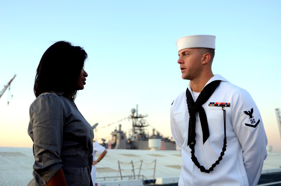 Ceremonial Band on USS San Antonio (7376995042)