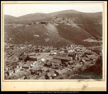 Central Part of Mercur and the Mercury mine, Utah, C.R. Savage Photo. photo