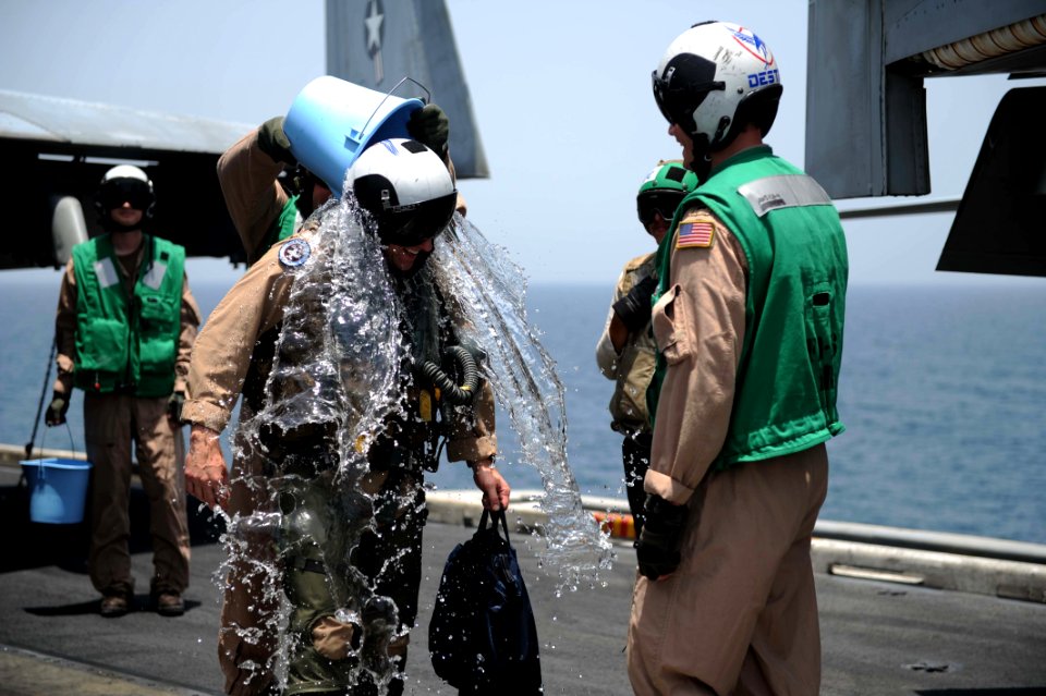 Ceremonial washdown 150702-N-GR120-665