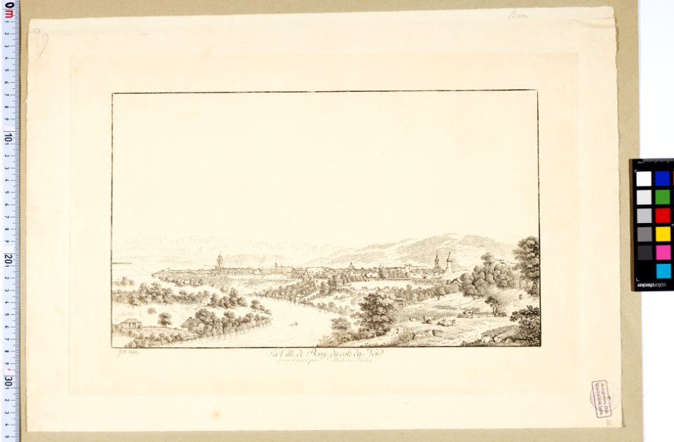 CH-NB - La Ville de Berne du cote du Nord - Grafiken Orts- und Landschaftsansichten - GS-GRAF-ANSI-BE-696