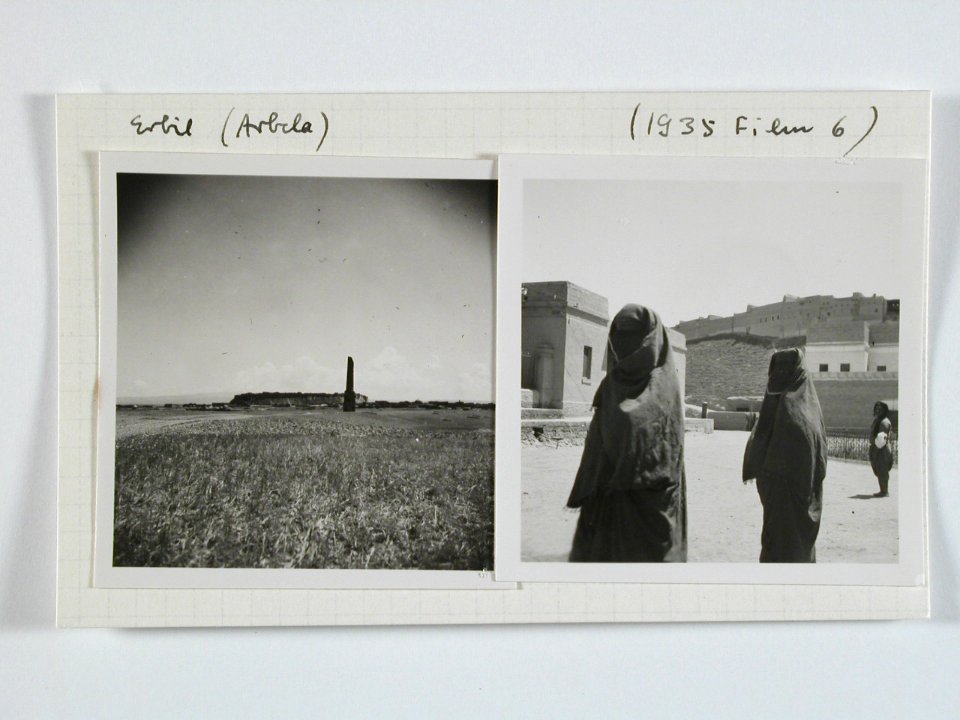 CH-NB - Irak, Erbil (Arbil)- Zitadellenhügel u. Strassenszene - Annemarie Schwarzenbach - SLA-Schwarzenbach-A-5-05-123