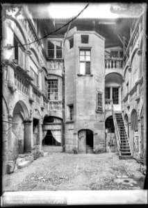 CH-NB - Lausanne, Maison, Façade, vue partielle - Collection Max van Berchem - EAD-9440