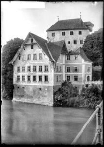 CH-NB - Kaiserstuhl (AG), Schloss Rötteln, vue partielle extérieure - Collection Max van Berchem - EAD-7075