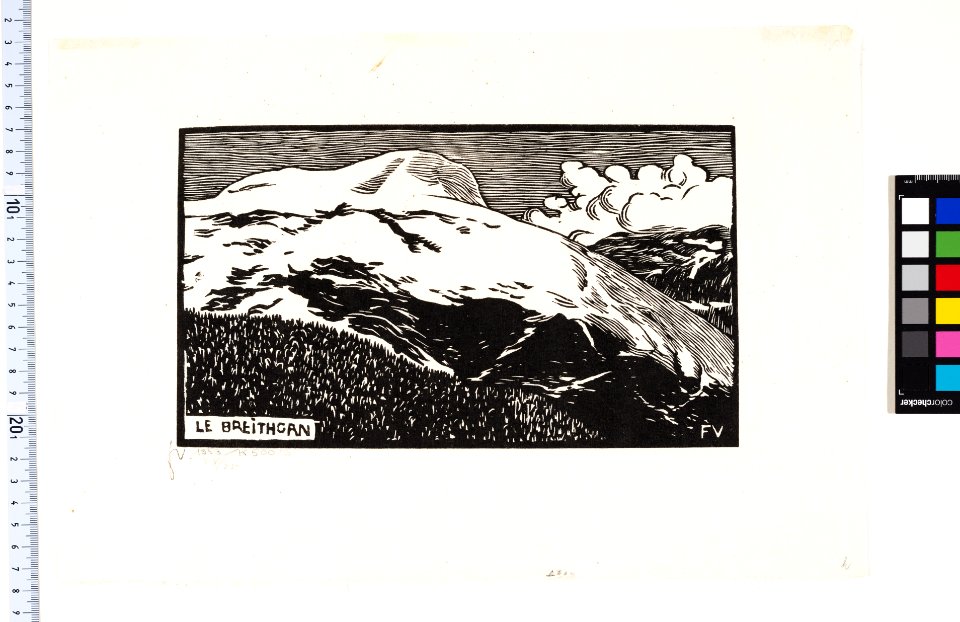 CH-NB - Le Breithorn - Grafiken Orts- und Landschaftsansichten - GS-GRAF-ANSI-VS-46