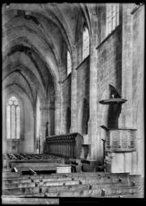 CH-NB - Kappel, Klosterkirche, vue partielle intérieure - Collection Max van Berchem - EAD-6594