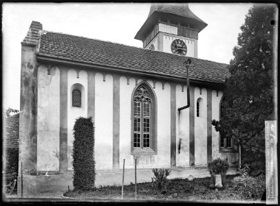 CH-NB - Köniz, Kirche, vue partielle extérieure - Collection Max van Berchem - EAD-6686
