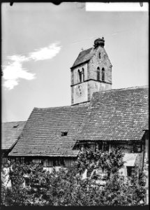 CH-NB - Kaiseraugst, Kirche,vue partielle extérieure - Collection Max van Berchem - EAD-7070