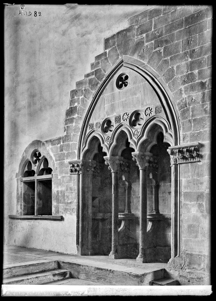 CH-NB - Kappel, Klosterkirche, vue partielle intérieure - Collection Max van Berchem - EAD-6595