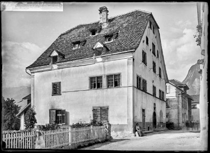 CH-NB - Landquart, Haus, Fassade, vue partielle - Collection Max van Berchem - EAD-7033