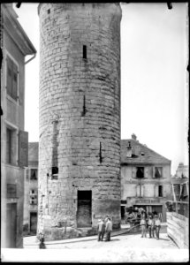 CH-NB - Lausanne, Tour de l'Ale, vue partielle extérieure - Collection Max van Berchem - EAD-7272