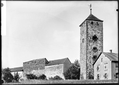 CH-NB - Laufenburg, Turm, vue partielle - Collection Max van Berchem - EAD-7077