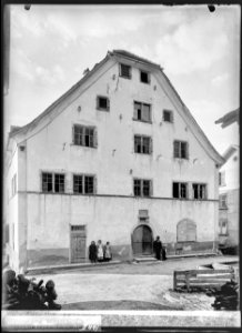 CH-NB - Landquart, Haus, Fassade, vue partielle - Collection Max van Berchem - EAD-7034