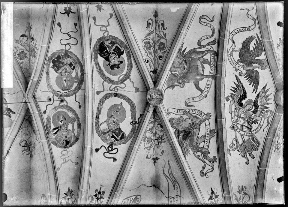 CH-NB - Kirchbühl, Kirche St. Martin, vue partielle intérieure - Collection Max van Berchem - EAD-6768