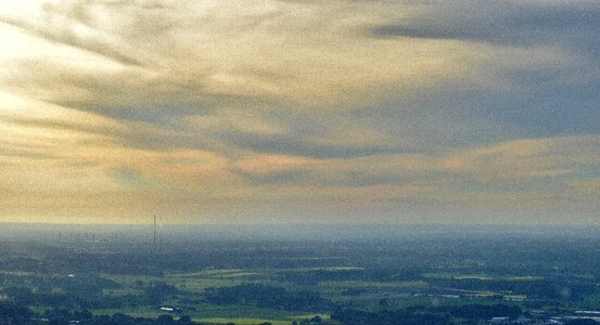 Sky aerial view clouds