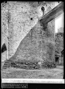 CH-NB - Lucens, château, tour principale, vue partielle extérieure - Collection Max van Berchem - EAD-7348