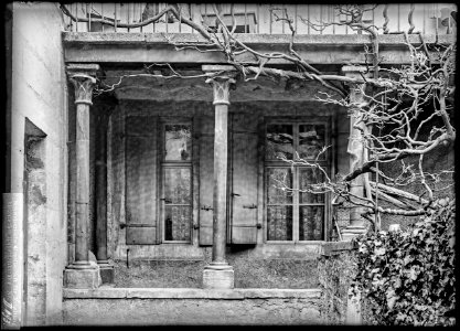 CH-NB - Lausanne, Maison de Secrétan, vue partielle extérieure - Collection Max van Berchem - EAD-7280