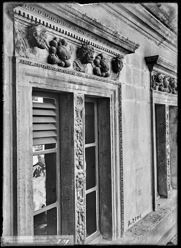CH-NB - Luzern, Rathaus, vue partielle extérieure - Collection Max van Berchem - EAD-6721