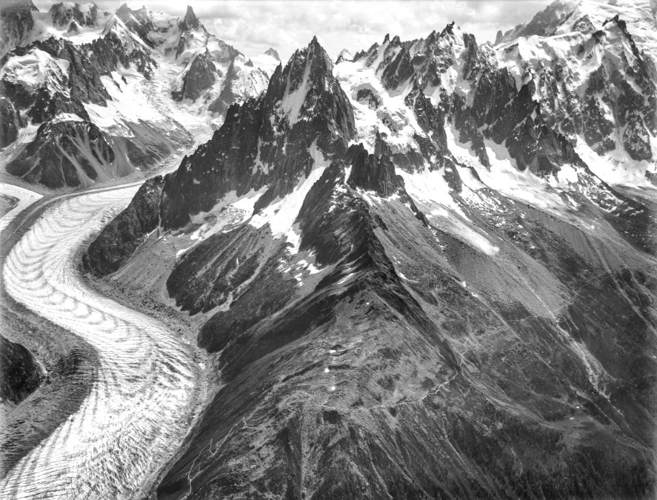 CH-NB - Mont-Blanc-Gruppe von Norden gesehen - Eduard Spelterini - EAD-WEHR-32078-B