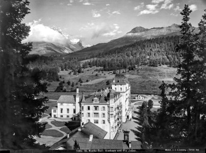 CH-NB - St. Moritz Bad, Kurhaus, Aussenansicht - EAD-WEHR-7009-B