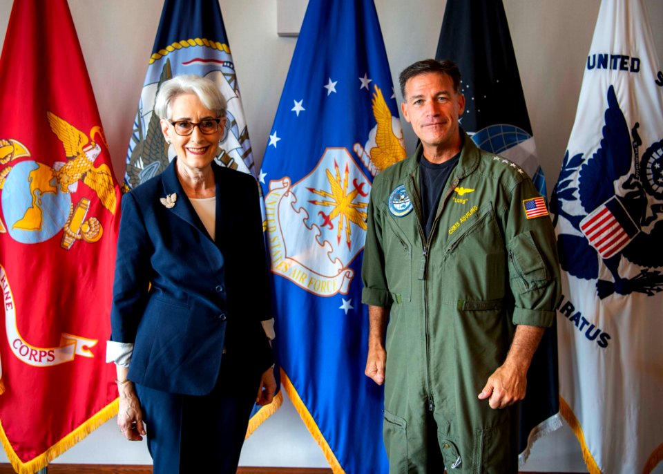 Deputy Secretary Sherman and INDOPACOM Commander Admiral John Aquilino