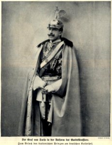 Der Graf von Turin in der Uniform der Gardekürassiere, 1912