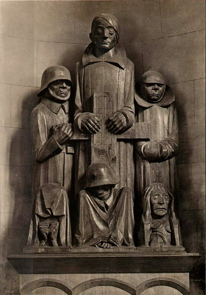 Der Dom zu Magdeburg, Gefallenenmal von Ernst Barlach