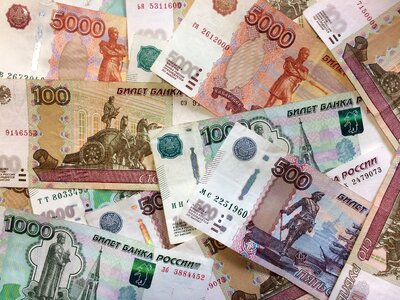 Russia russian thousand rubles