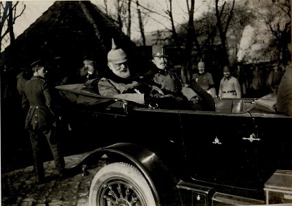 Der König von Bayern; Ludwig III., besucht das Heeresgruppenkommando in Sighișoara (Schässburg, Segesvar), 7.11.1916 (BildID 15549222)