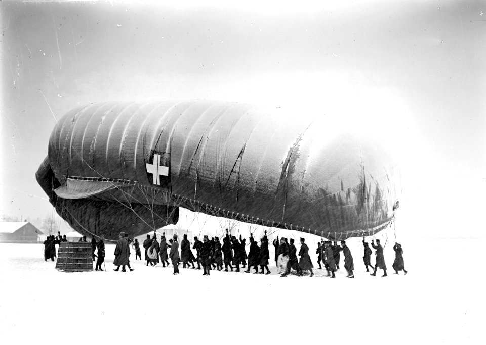 Der erste in der Schweiz hergestellte Fesselballon - CH-BAR - 3240294