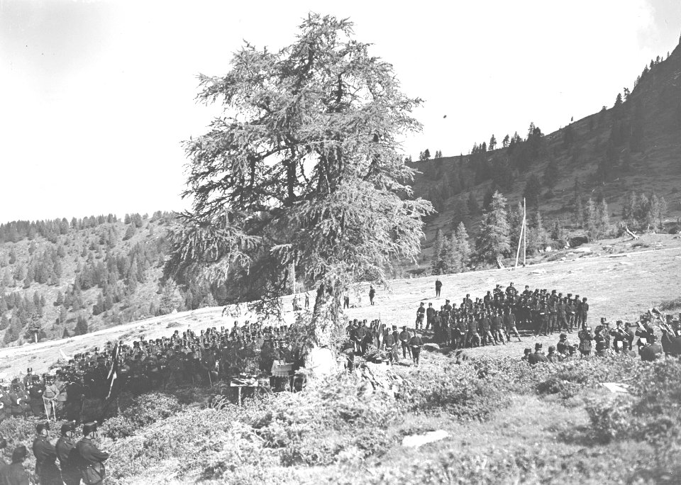 Der Feldgottesdienst auf der Alp - CH-BAR - 3239863