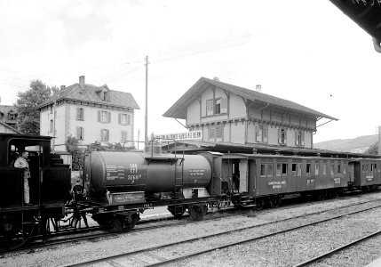 Der Kesselwagen des Armeebadezuges - CH-BAR - 3240835