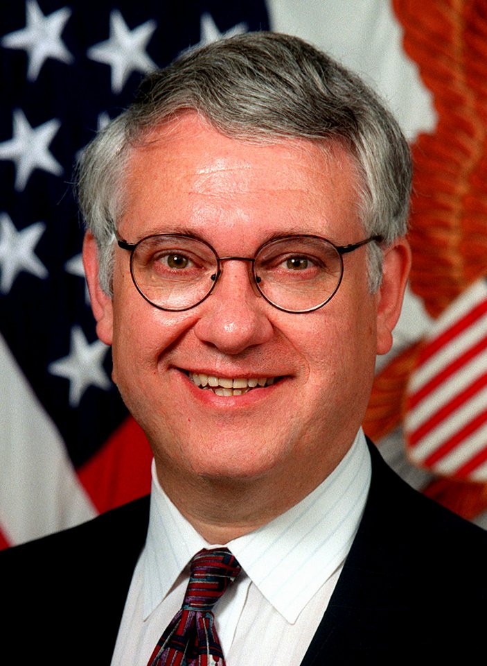 Deputy Secretary of Defense John Hamre, official portrait (cropped)