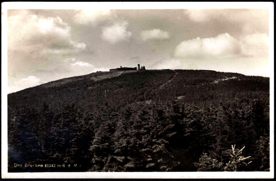 Der Brocken - 1142 m ü Meeresspiegel