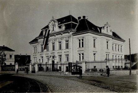 Der König von Bayern; Ludwig III., besucht das Heeresgruppenkommando in Sighișoara (Schässburg, Segesvar), 7.11.1916. Das Quartier des Erzherzogs Karl (BildID 15549271)